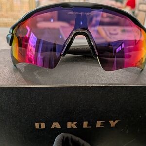 Oakley Radar Advancer Sunglasses with Black Frame and Multicolor Lenses